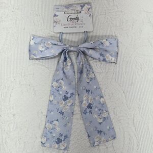 Love Shack Fancy Goody Blue Floral Bow Hair Elastic Cute Cottage Kawaii Coquette